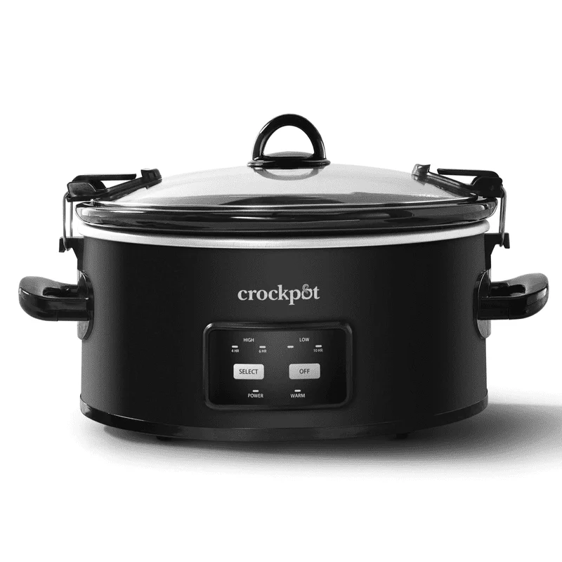 

™ 6-Quart Cook & Carry Slow Cooker, One-Touch Control, Matte Black