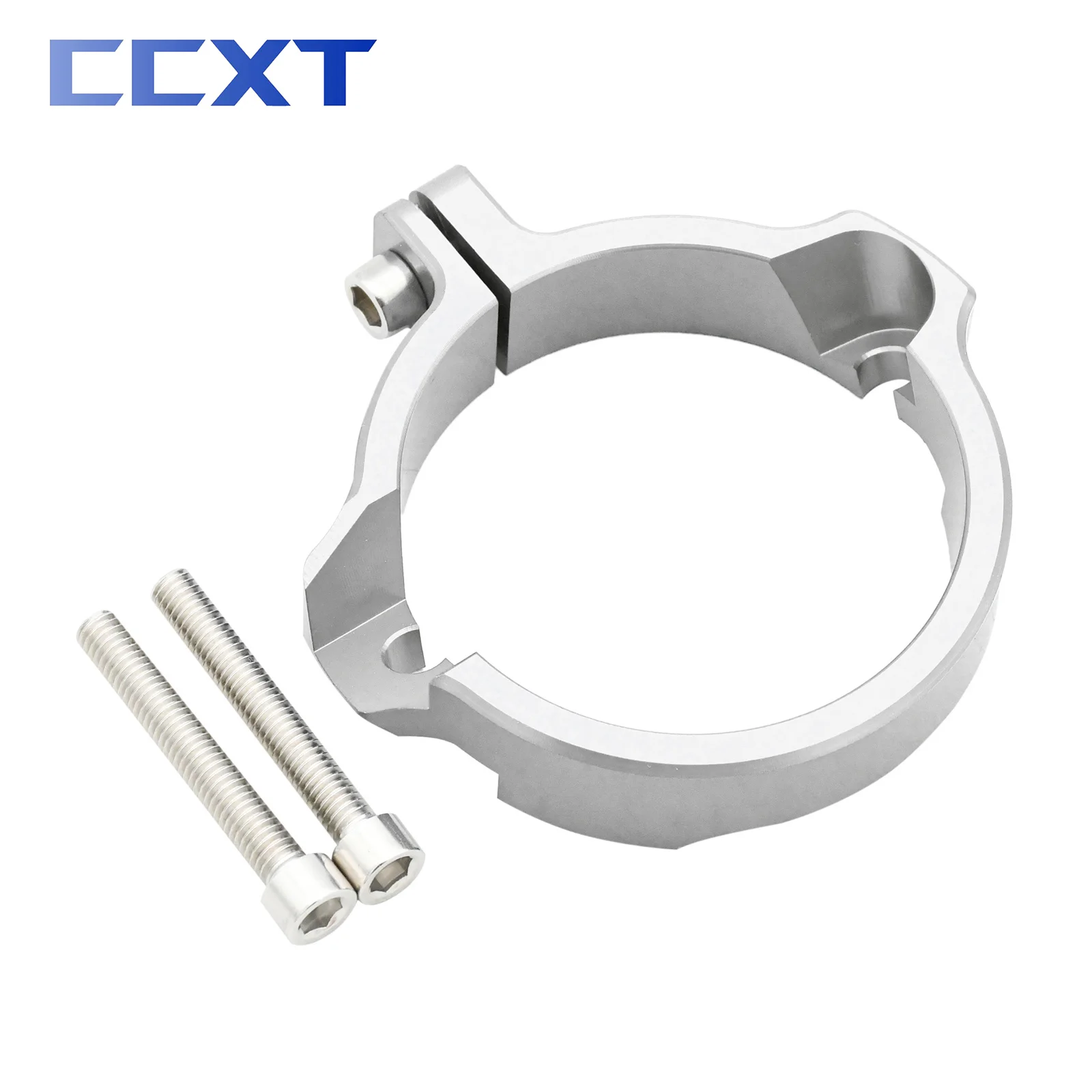 Фото CNC выхлопной фланец для мотоцикла, защитный наконечник, глушитель, трубный зажим для KTM XC XCW SX EXC TPI 250 300-2017 для Husqvarna TE TC TX №2