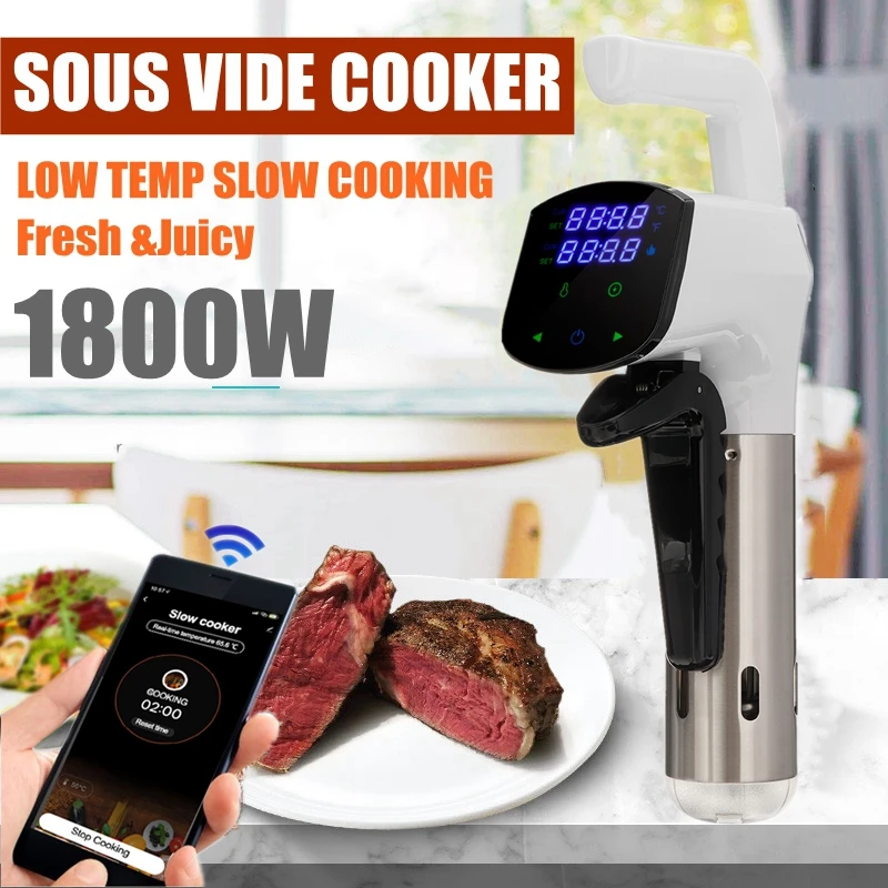 

Creative Chef Low Temperature Slow Cooking Machine Household Slow Cooking Stick Steak Light Food Intelligent Control APP