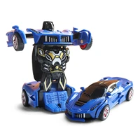 automatic transform robot plastic model car toys for boys action figure deformation car toys anime children kids birthday gift