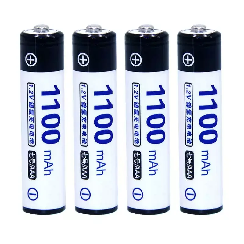 

High Capacity 1.2V AAA 1100mah Rechargeable Ni-MH Battery 10440 AAA Batteries for Remote Control Wireless Mouse