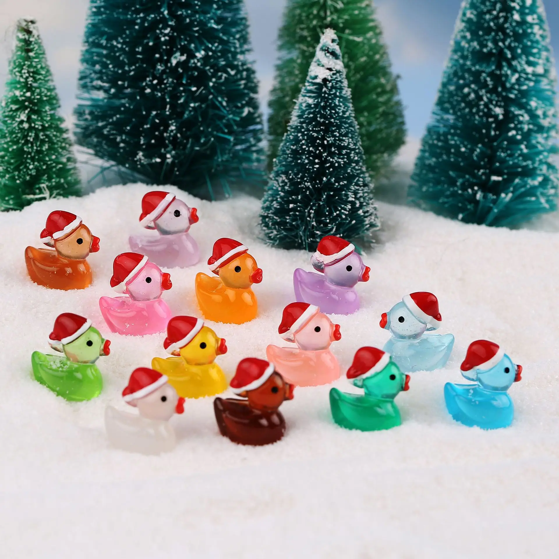 

Мини-утки из смолы, 100/50 шт.