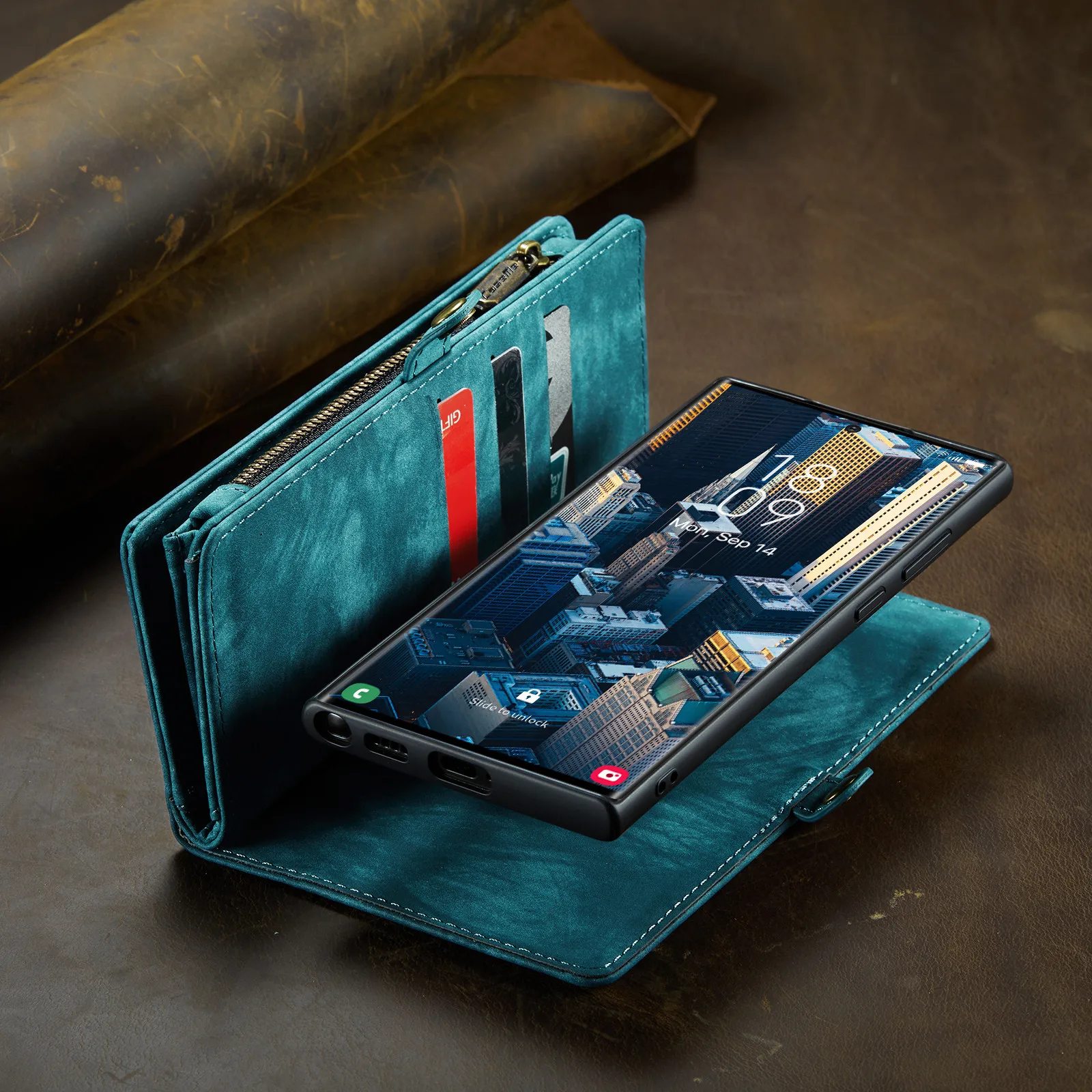 

2 in 1 Detachable Wallet Phone Case For Samsung Galaxy S21 S22 S23 Plus Note 20 Ultra A53 A13 A34 A54 A33 5GCard Holder Leather