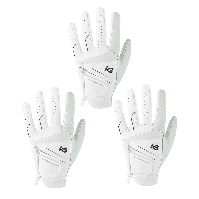 

【3PCS】Korea Japan Golf Gloves Men's Microfiber Leather Wear-Resistant Sports Anti-Slip Breathable#22015454