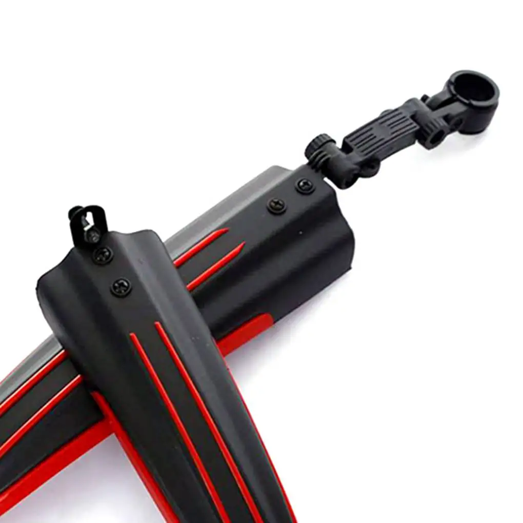 

2pcs Mountain Bike Bicycle Front Rear Tire Fenders Colorful Cycling Bike Mud Guard Adjustable
