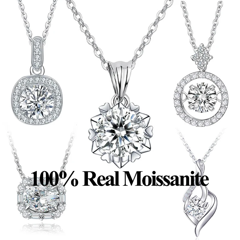 

Женское ожерелье из серебра 100% пробы с искусственным бриллиантом