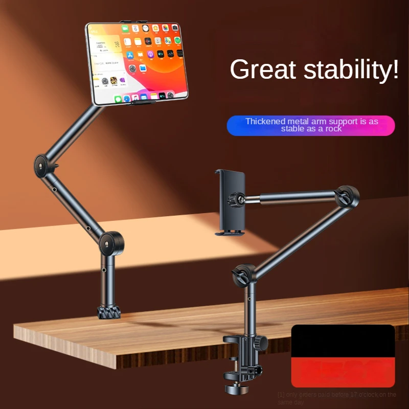 360 Adjustable Long Arm Tablet Holder Stand for 4 To 12.9inch Tablet Smartphone Bed Desktop Lazy Holder Bracket Support for IPad