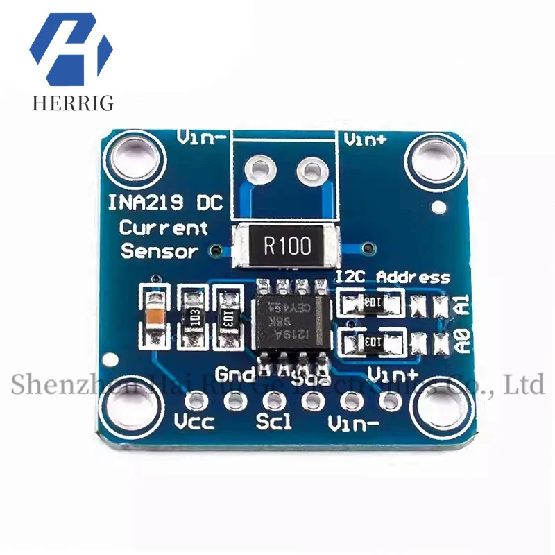 1 шт. MCU-219 INA219 модуль датчика мониторинга мощности интерфейс I2C нулевой дрейф