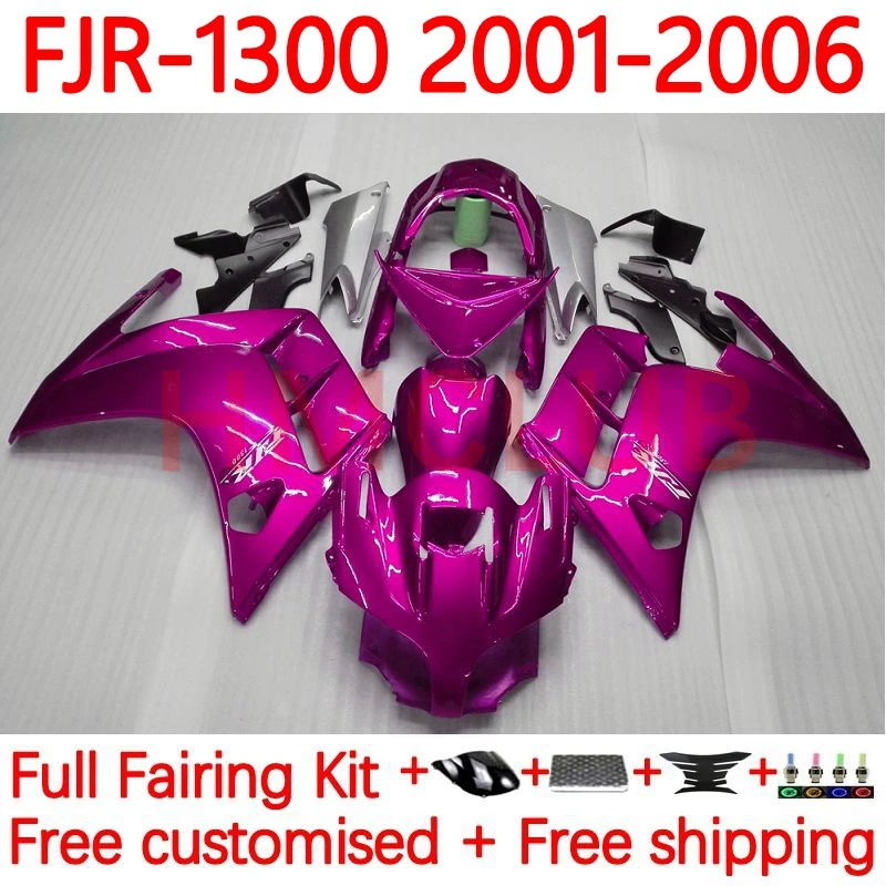 

Body For YAMAHA FJR 1300 A C FJR-1300 FJR1300 2001 2002 2003 2004 2005 2006 FJR1300A 01 02 03 05 06 Fairing 36No.12 Gloss rose