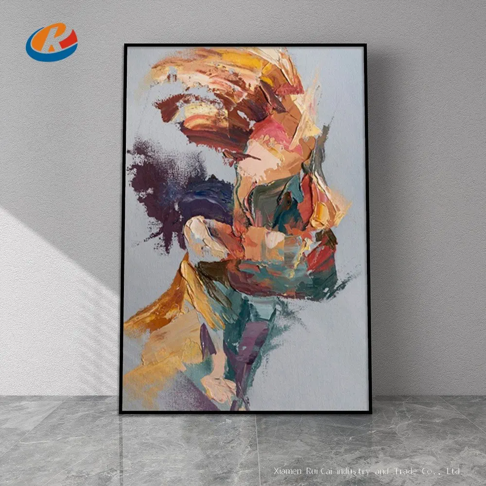 

Абстрактная картина маслом для девушек, без рамки, ручная работа на холсте, подвесная для гостиной, столовой, спальни, Настенная Декорация, и...