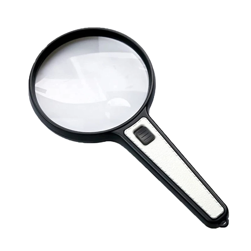

30X Handheld Magnifying Glass 4 LED Lighted Illuminated Magnifier Glass for Kids