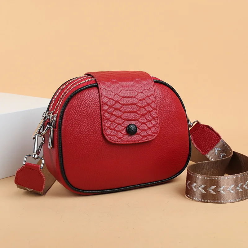 

Модные трендовые роскошные дизайнерские сумки для женщин из натуральной кожи, повседневные винтажные сумки через плечо, Корейская черная м...