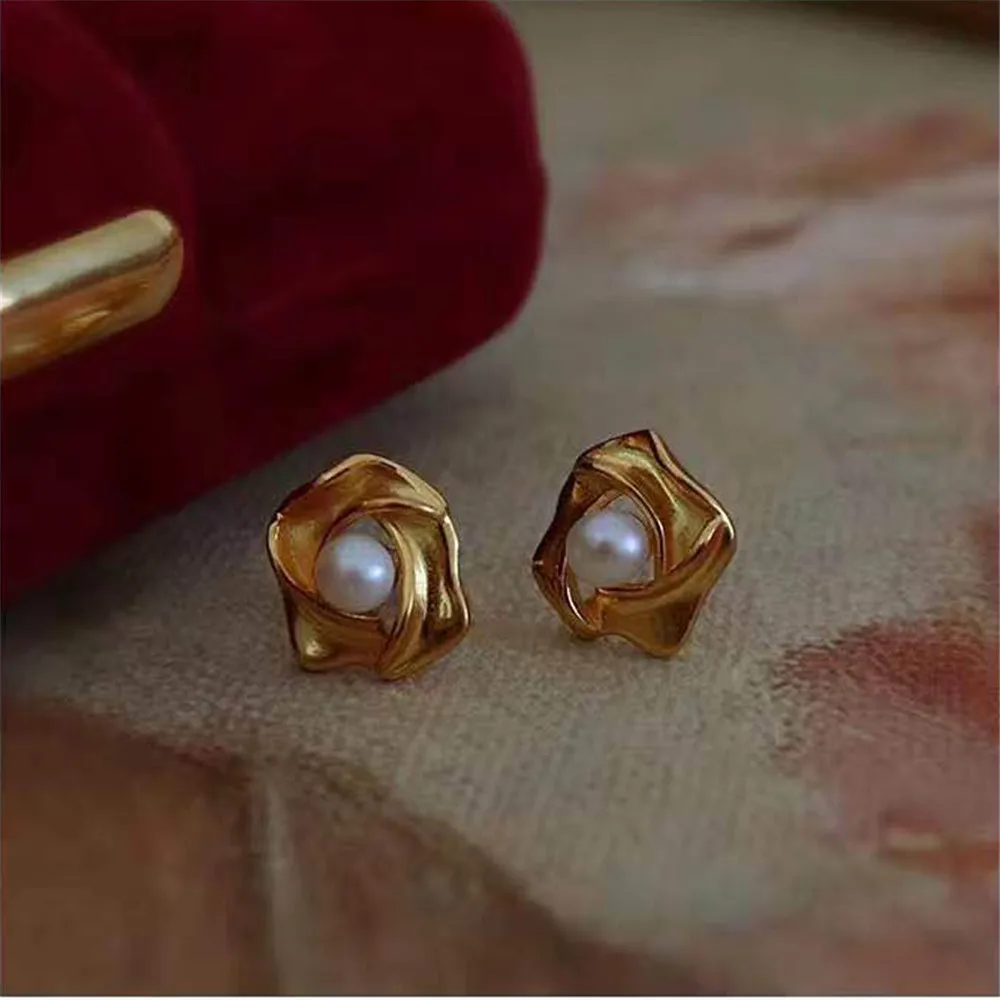 

925 Silver Pearl Beads Stud Earrings Setting Base Diy Jewelry Making Findings&Components