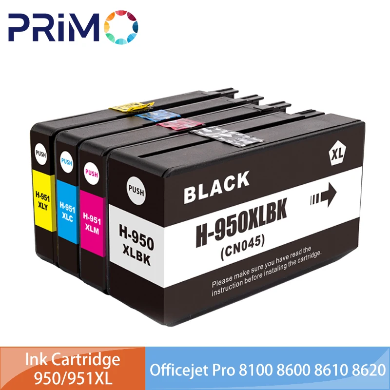 Фото Чернильный картридж 950XL 951XL 950 951 XL для HP Officejet Pro 8100 8600 8610 8615 8620 8630 8640 8625 8660 8680 251dw 276d №1