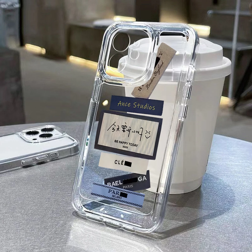 Силиконовый чехол для Iphone 11, чехол для Iphone 14 Pro Max 13 12 XR X Xs Max 7 8 Plus SE 2020 Iphone11, Модный чехол с ярлыком