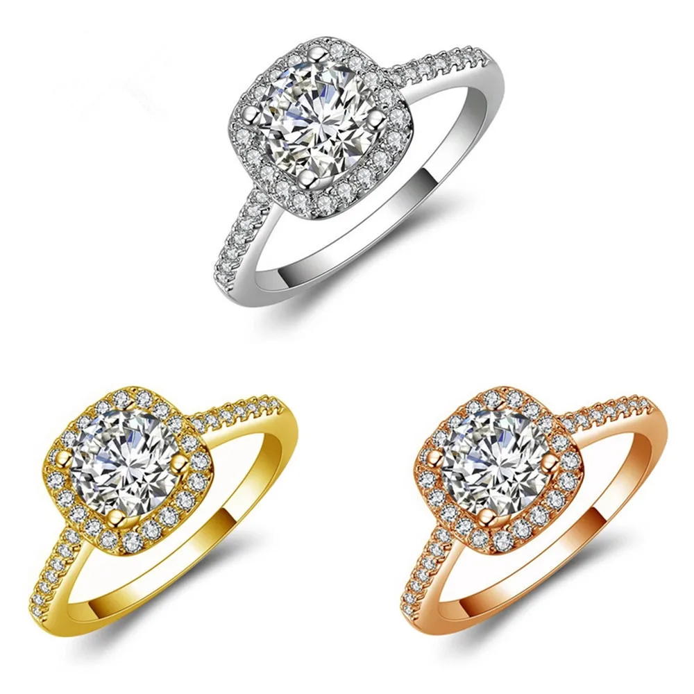 

Summer Fashion Jewelry Hot Sale Jewelry Fashion Engagement Rings Women's Hearts and Arrows Zircon Rings Hand Jewelry