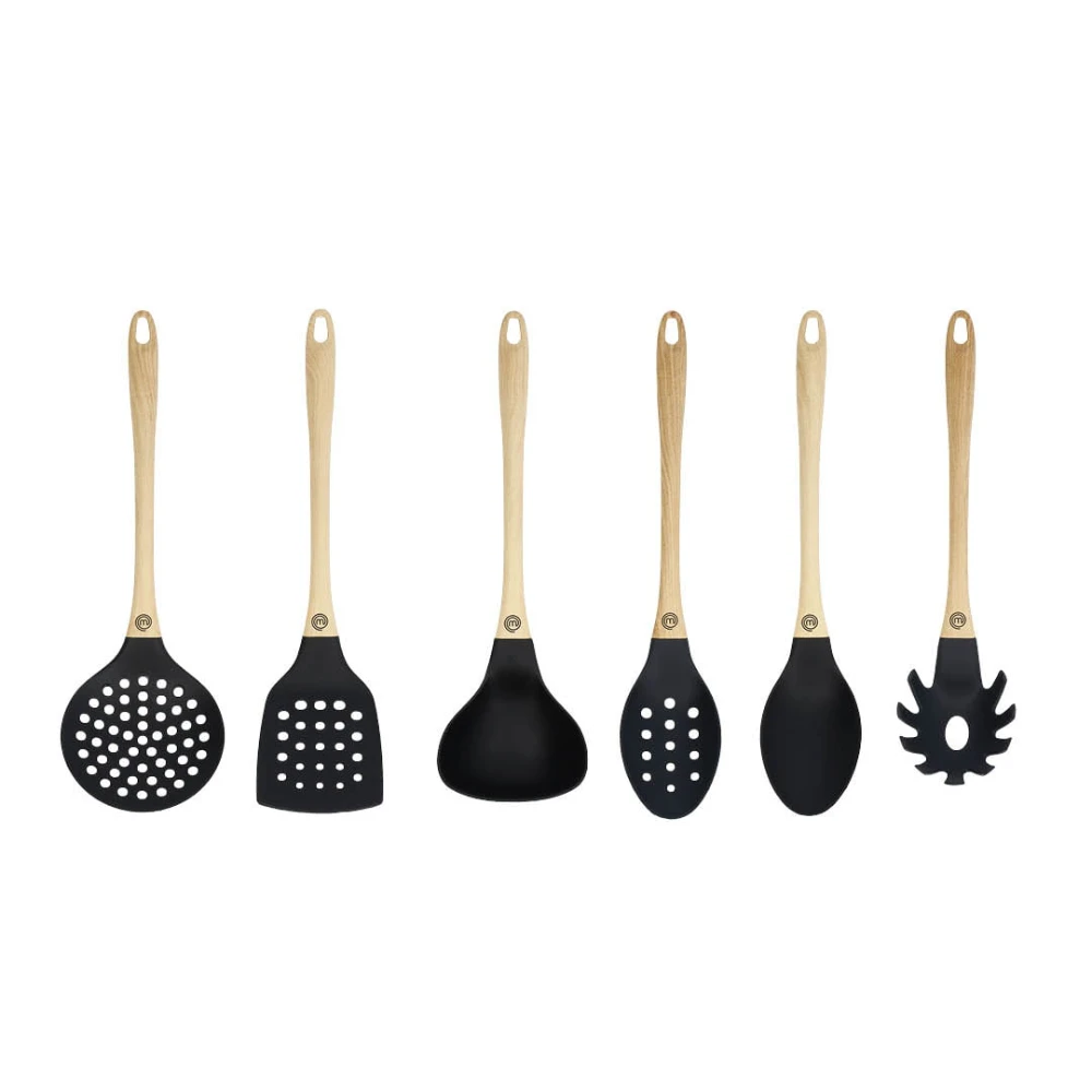 

Set of 6 Kitchen Utensils, Non Stick Heat Resistant Tools