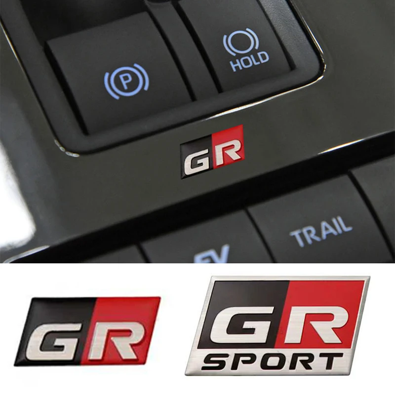 Металлическая 3d-эмблема для Toyota SUPRA sport GR Sport наклейка с логотипом на автомобиль RAV4