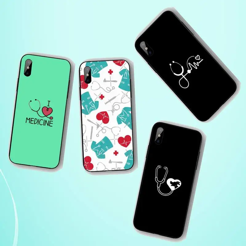 

Nurse Medical Medicine Health Phone Case For Iphone 11 12 13 Pro Max 5s 6s 7 8 Plus X Xr Xs Max Se 2020 13 Mini Case Cover