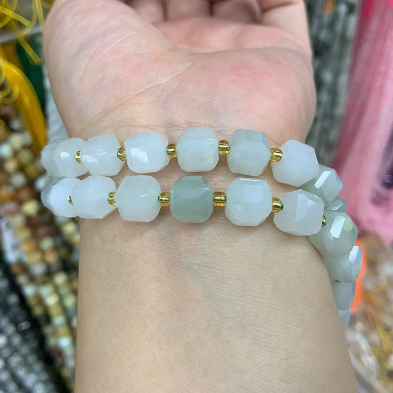 Натуральный авантюрин желтый амазонит чистый камень бусины 15 дюймов граненый