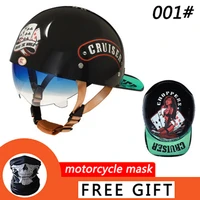 motorcycle retro helmet men and women four seasons universal helmet for yamaha mt 07 mt 09 fz 07 fz 09 fz8 xmax vmax nmax tmax