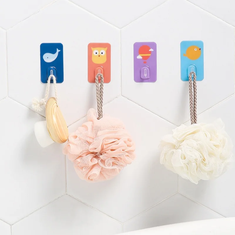 Многоцелевой крючок милые Мультяшные хрустальные крючки подвесная стойка для