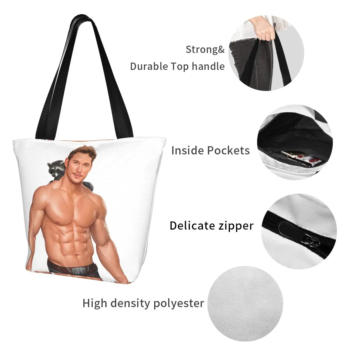 Симпатичная Соблазнительная Сумка-тоут для покупок в стиле художественного