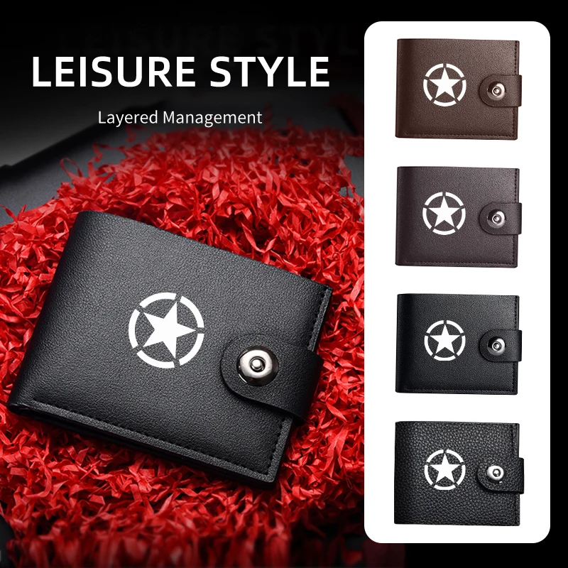 Кожаный мужской кошелек подарок для монет держатель кредитных карт кошельки Jeep