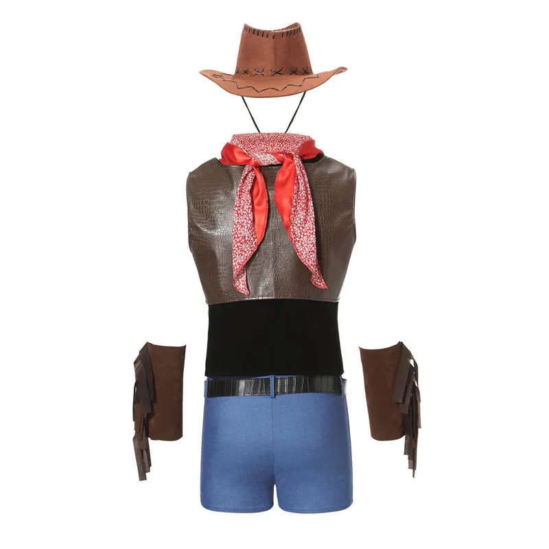 Мужской ковбойский костюм в стиле вестерн комплект для взрослых винтажный