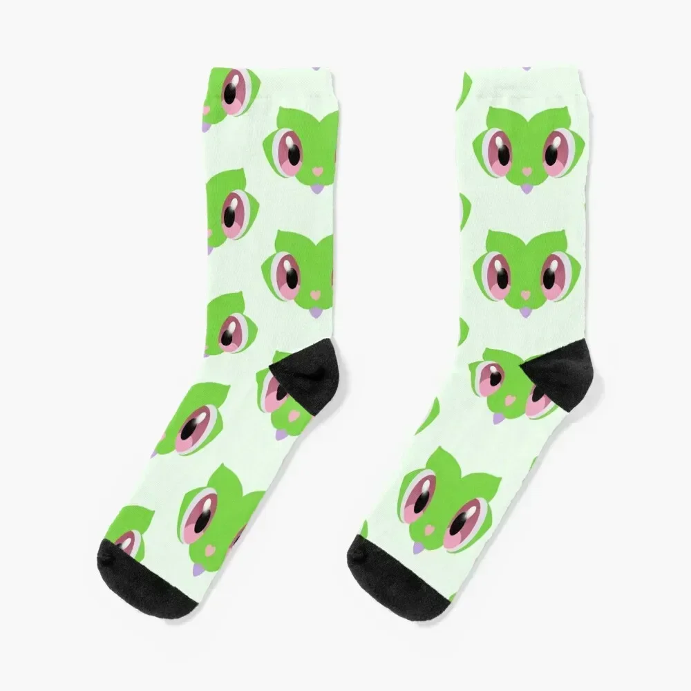 Носки Sprigatito подарок с героями мультфильмов незаменимые женские носки мужские