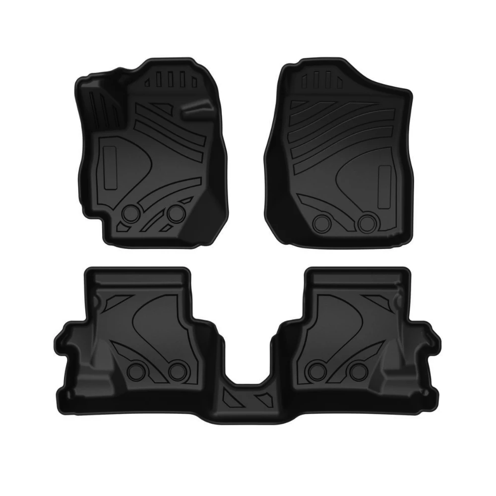 

Водонепроницаемые автомобильные 3D коврики из ТПЭ для Suzuki Jimny 2019-2020, черные вкладыши, глубокая Защита без запаха, любая погода, коврик для ног LHD