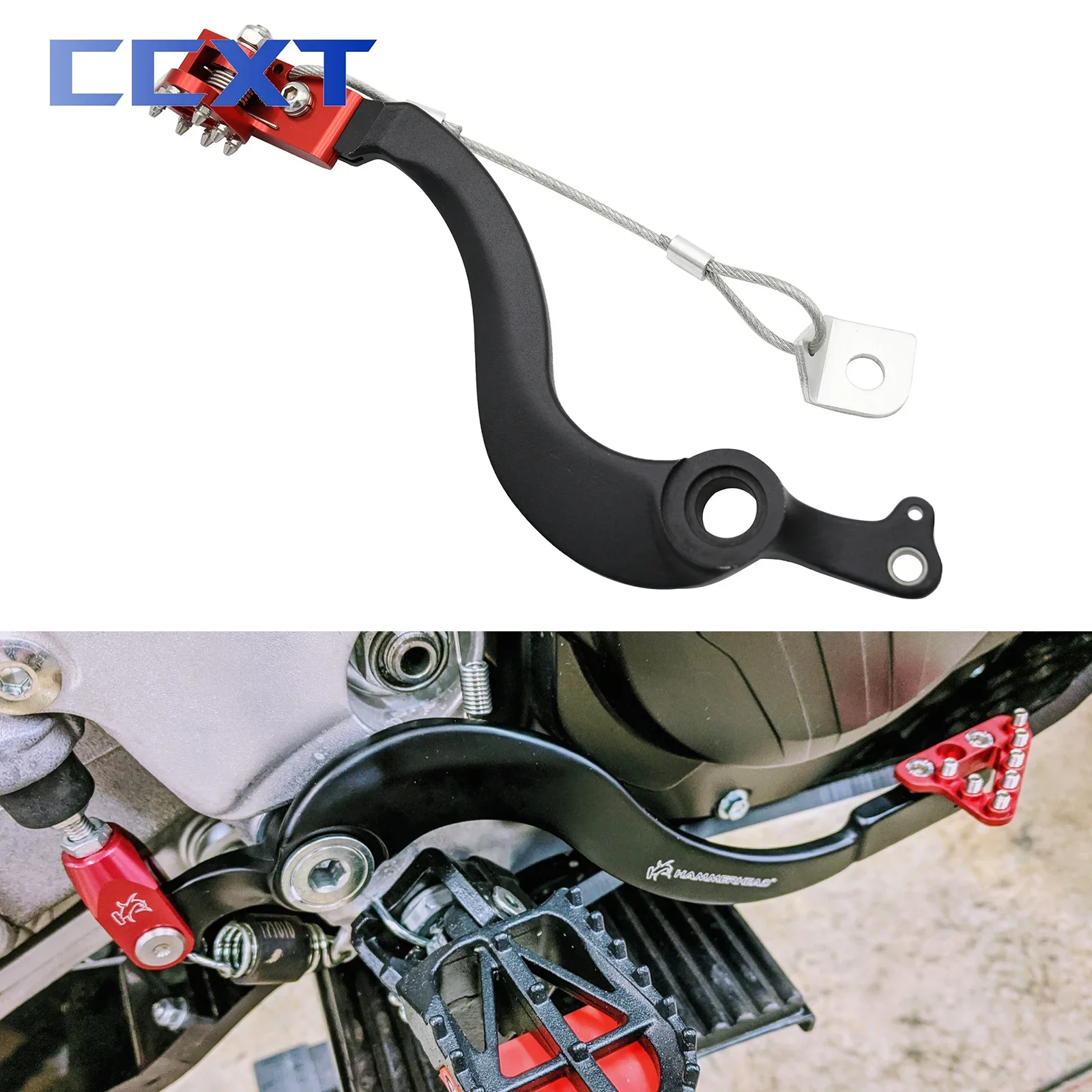 

New CNC Aluminum Forged Rear Brake Pedal Lever For Honda CRF450RX CRF450R CRF250R CRF 450RX 450R 250R 2002-2020 Universal Parts
