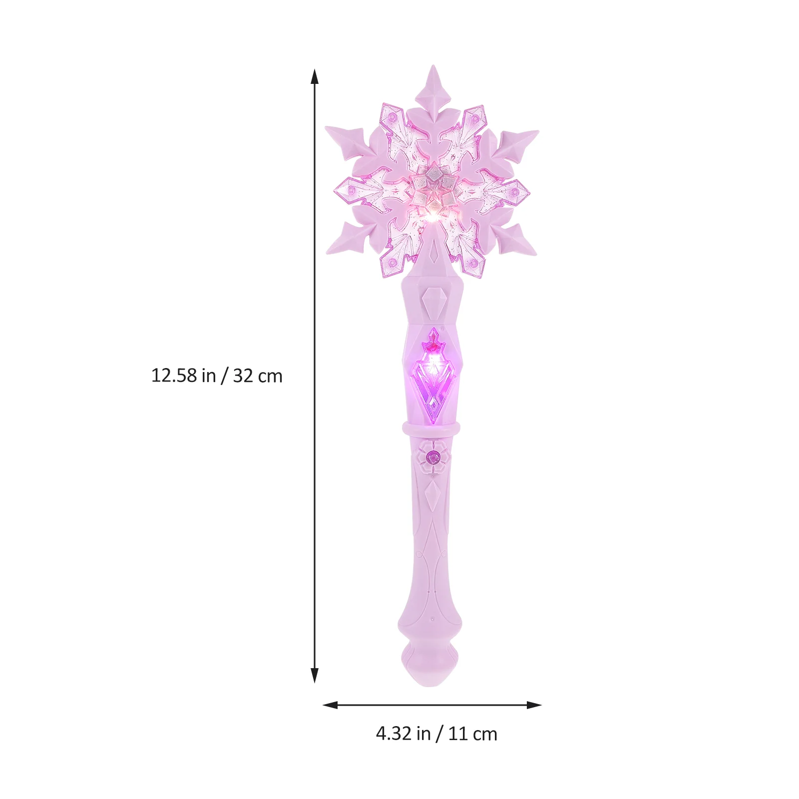 Детские игрушки 2 шт. сказочные палочки снежинка с музыкальным платьем для