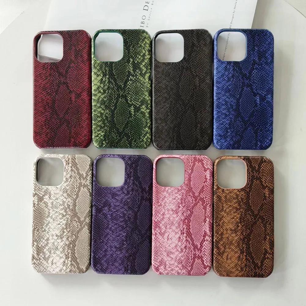

Fashionable Python pattern case for iPhone 14 13 12 11 Pro Max Full-skin hard PC protective Cover for iphone XS Max XS XR X