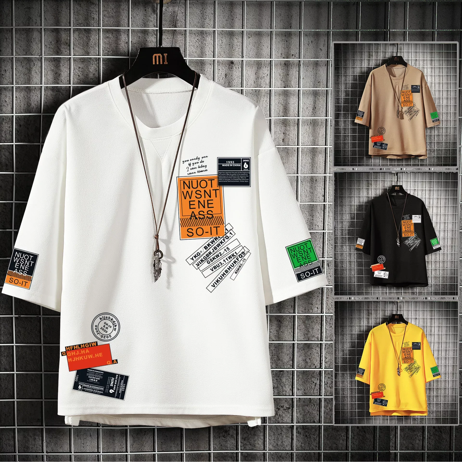 

NEW IN Short Sleeve Men's T-Shirt Fashion Streetwear Clothes Men's Clothing 2022 Hip Hop Japanese Clothing Man M-4XL