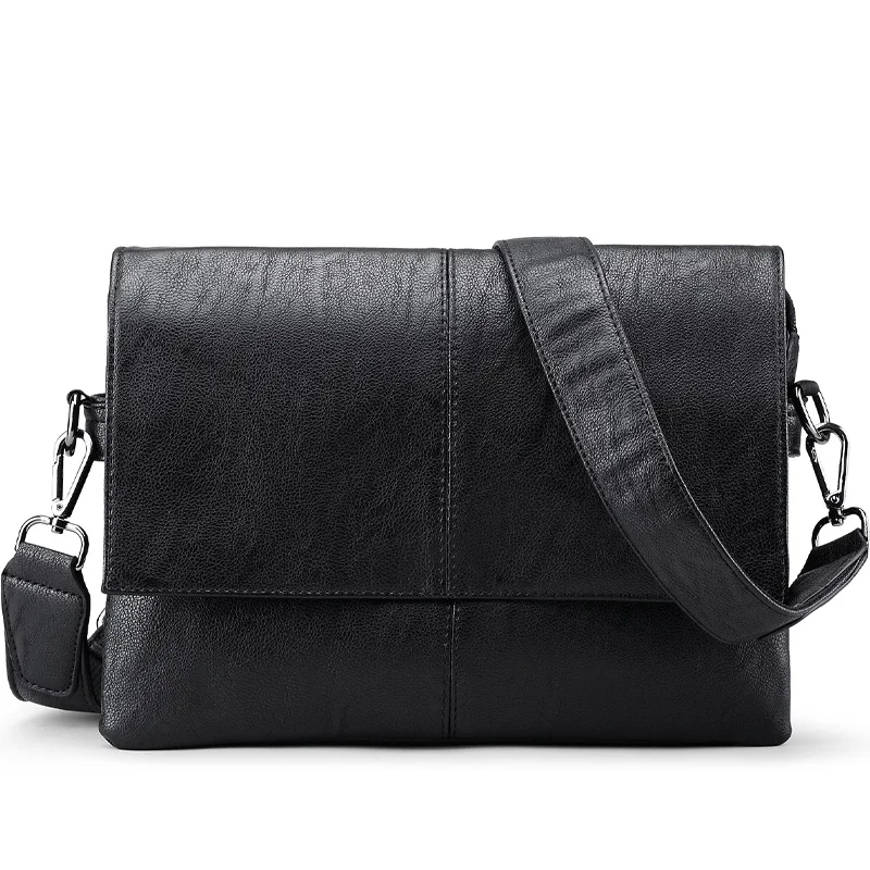 

Small Bag Leather Men Casual Crossbodybag Business Male Vintage Men Bags Luxury Brand Messenger Bag Leather Briefcase Shoulder
