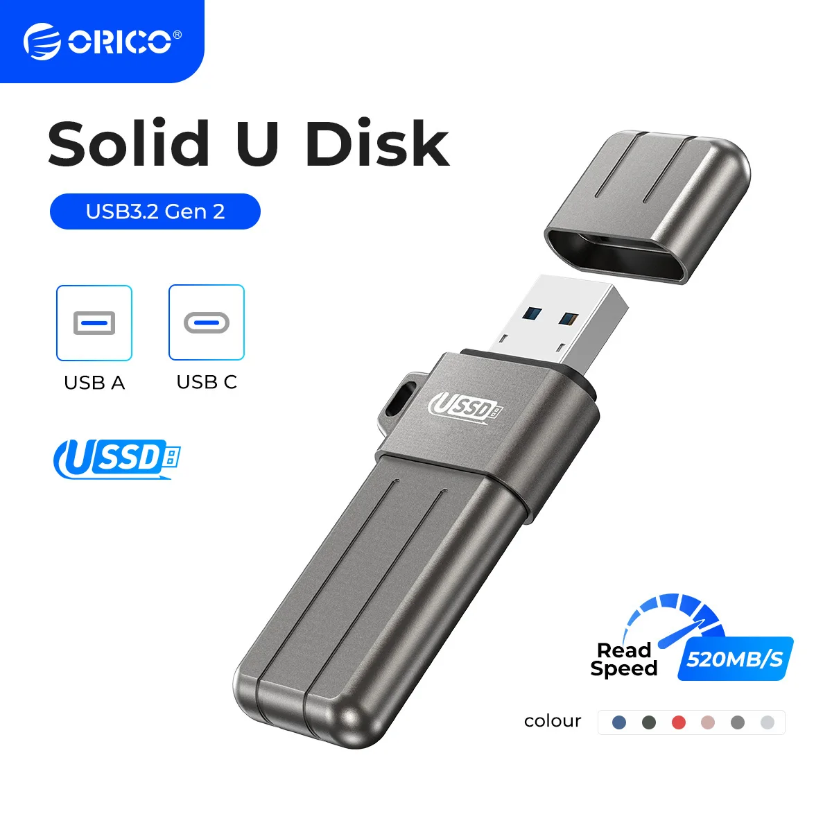 ORICO USSD-X флешка USB 3.2 1 ТБ | AliExpress