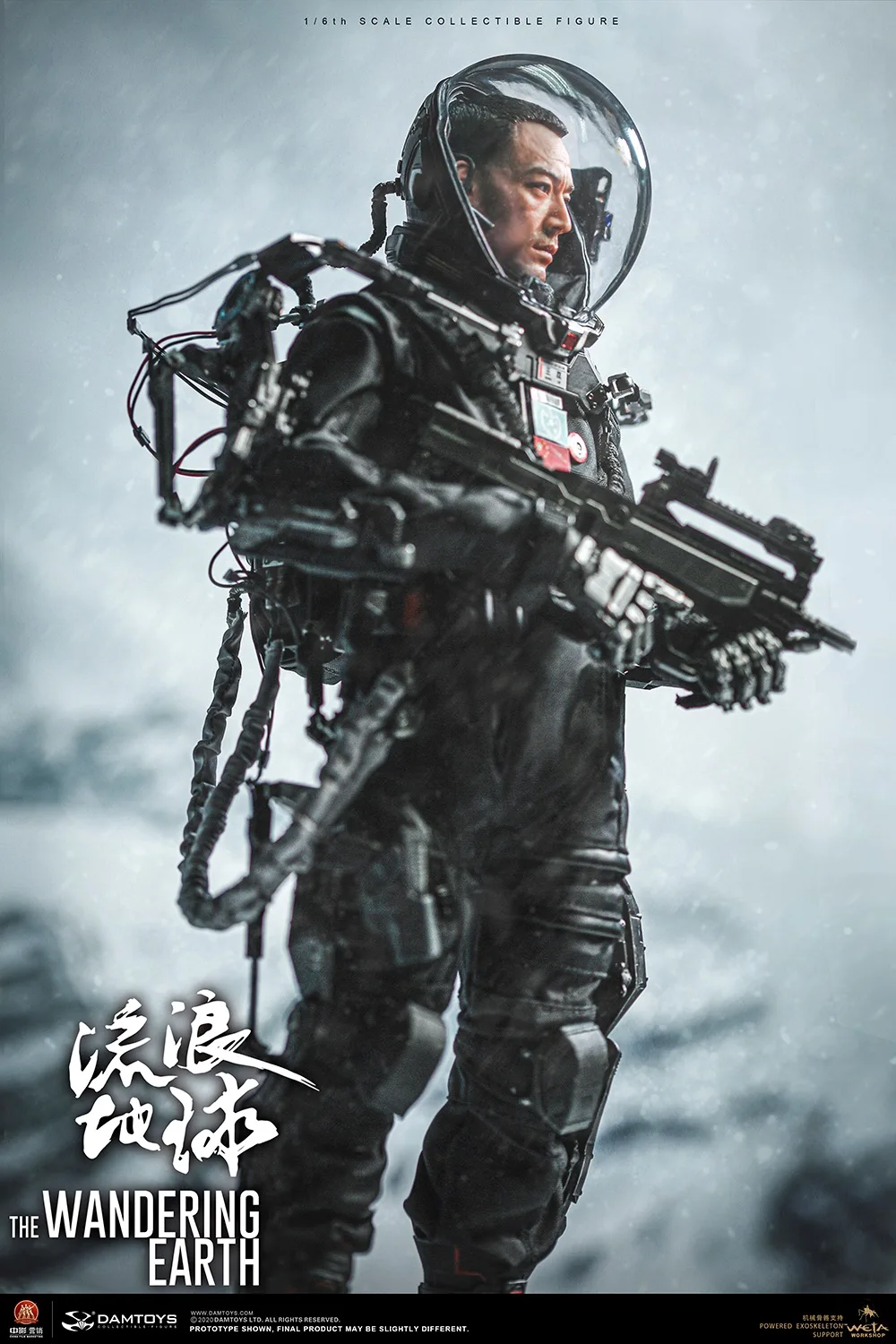 

DAMTOYS DMS034 1/6 Soldier Wandering Earth CN171-11 Rescue Team Wang Lei Accessory Full Set 12'' Male Action Figure Model Toy