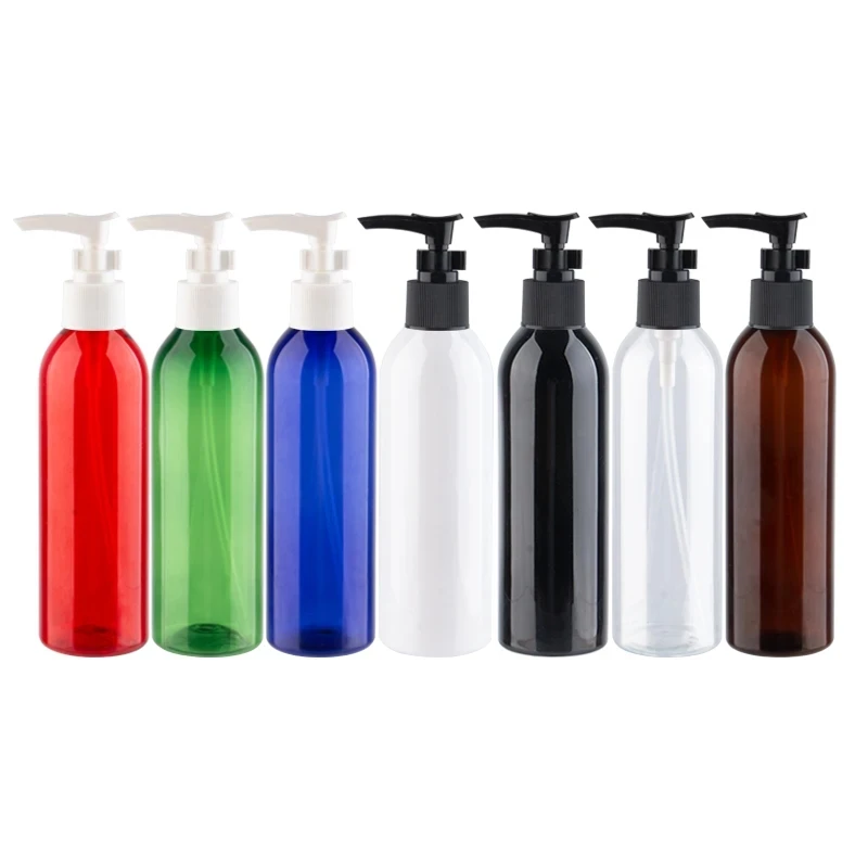 

20pcs 250ml Empty Round Plastic Cosmetic Containers Bayonet Pump Lotion Cream Bottles Shampoo Shower Gel Liquid Soap Bottle