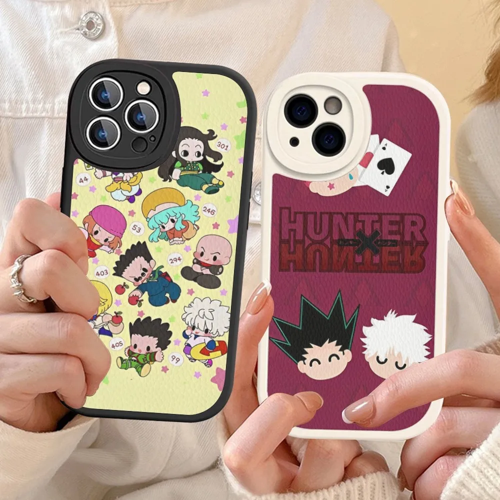 

Cute Hunter X Hunter Phone Case Hard Leather For iPhone 14 13 12 Mini 11 14 Pro Max Xs X Xr 7 8 Plus Fundas