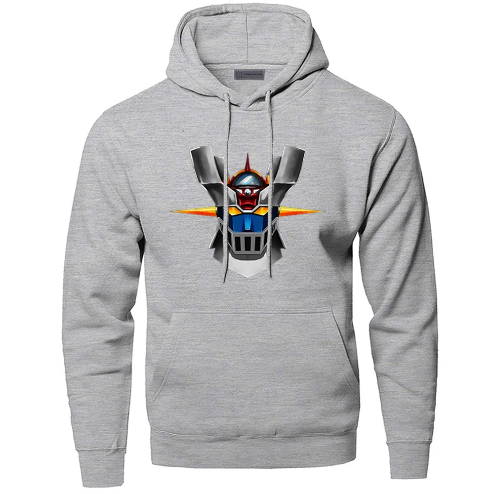 

Mazinger Z Jacket Coat Men Anime Old Classic Manga Robot Movie Pullover Hoodies Tops Hoodie Winter Warm Thick Cool Sweatshirt