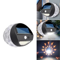 new flame beating projection wall lamp 28led garden decoration atmosphere wall lamp wall courtyard atmosphere induction lamp