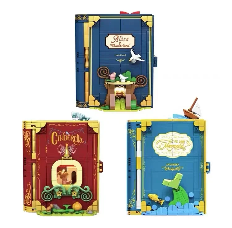 

Творческий эксперт сказочная книга для друзей сказочная книга Приключения здания блоки Русалка набор кирпичей обучающие игрушки для девоч...