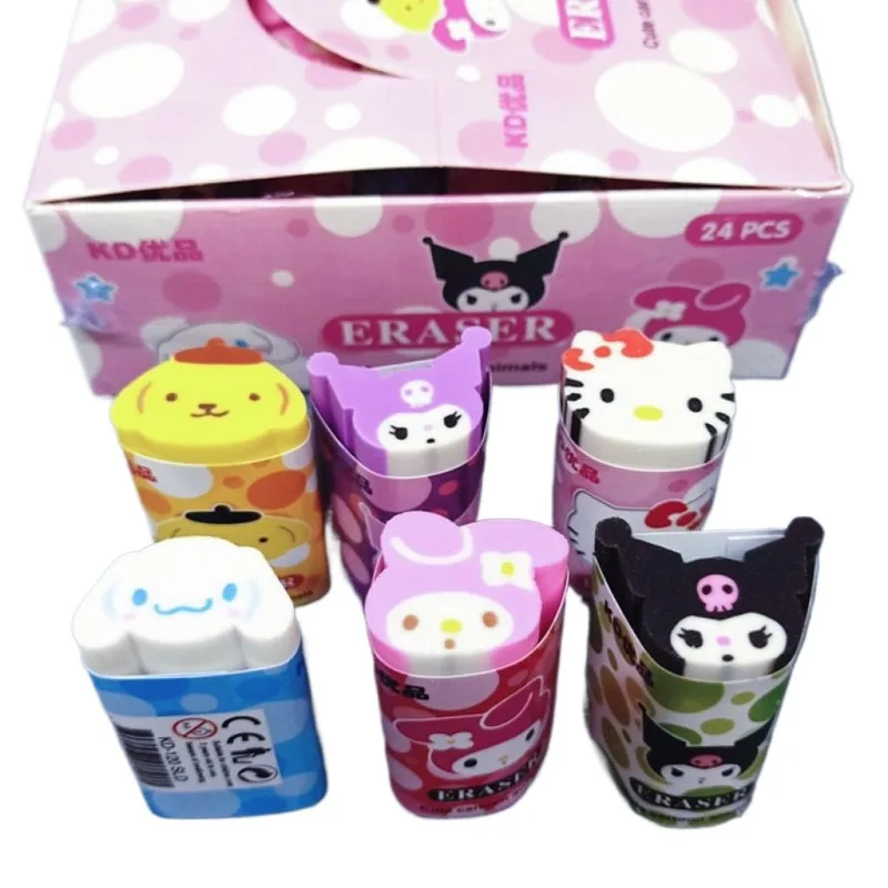 Новинка ластик коричной Мелоди Kuromi Purin школьные принадлежности мультяшный аниме