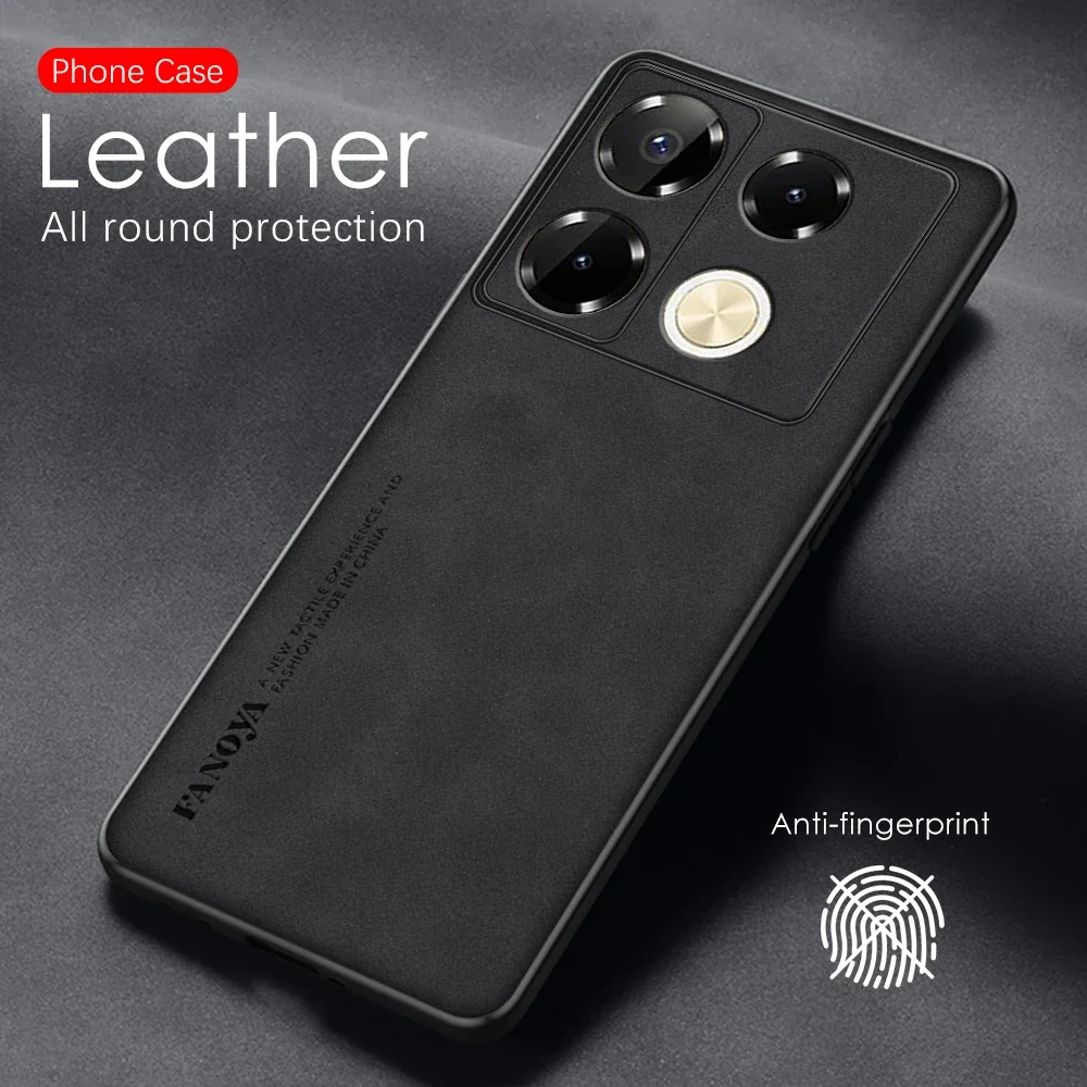 Кожаный чехол Yangbuck для Infinix Note 40 Pro 4G мягкий телефона InfinixNote Plus Note40 + Note40pro