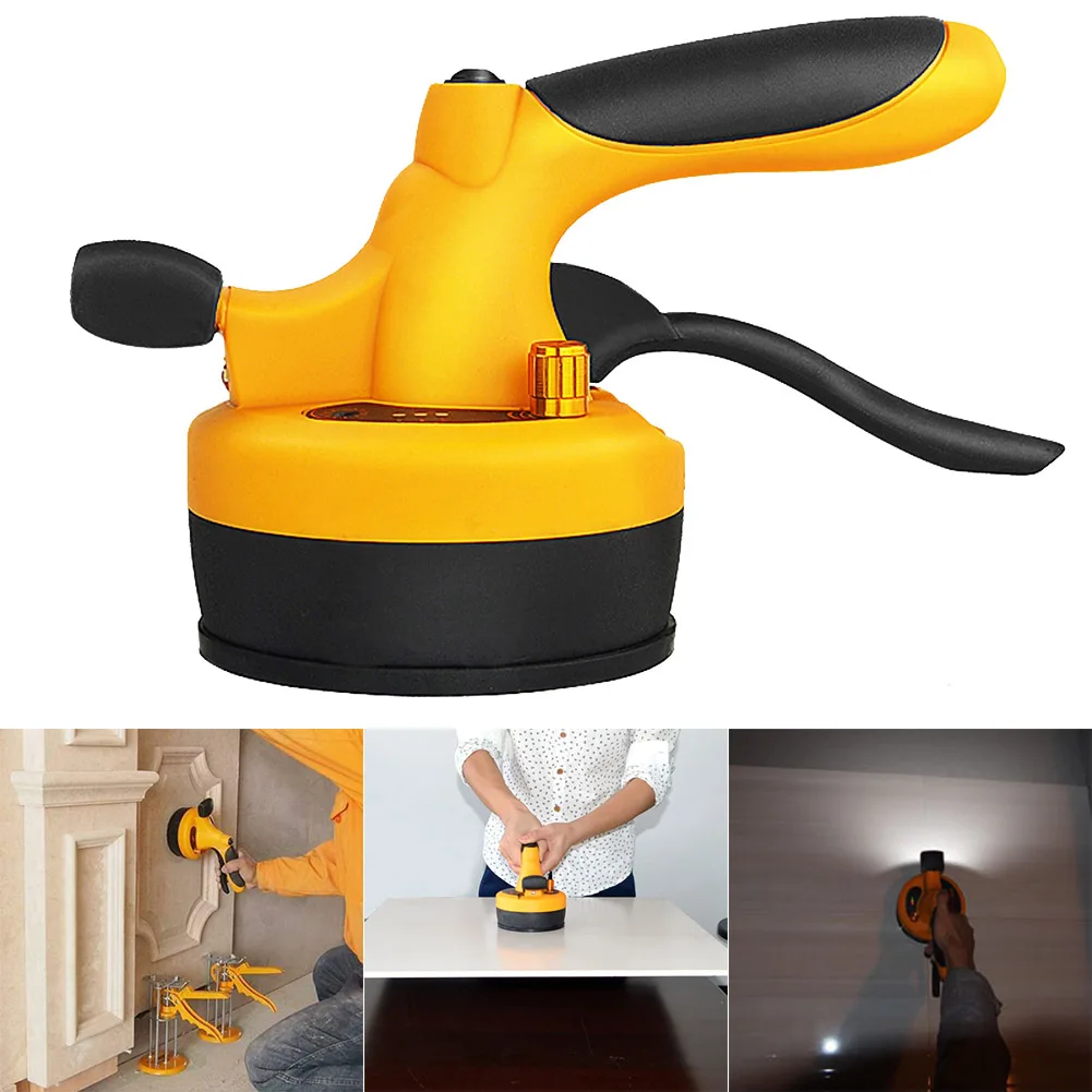 Tile Tiling Tools Adjustable Vibration Speed Professional Tiling Machine Vibrator Suction Cup Floor Wall Tile Machine Tools