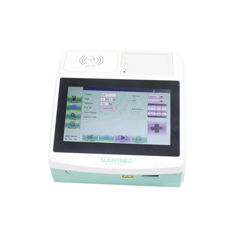 

SY-B174V Medical Animals PROG cCRP TSH Immunofluoresence POCT Quantitative Analyzer PET Machine