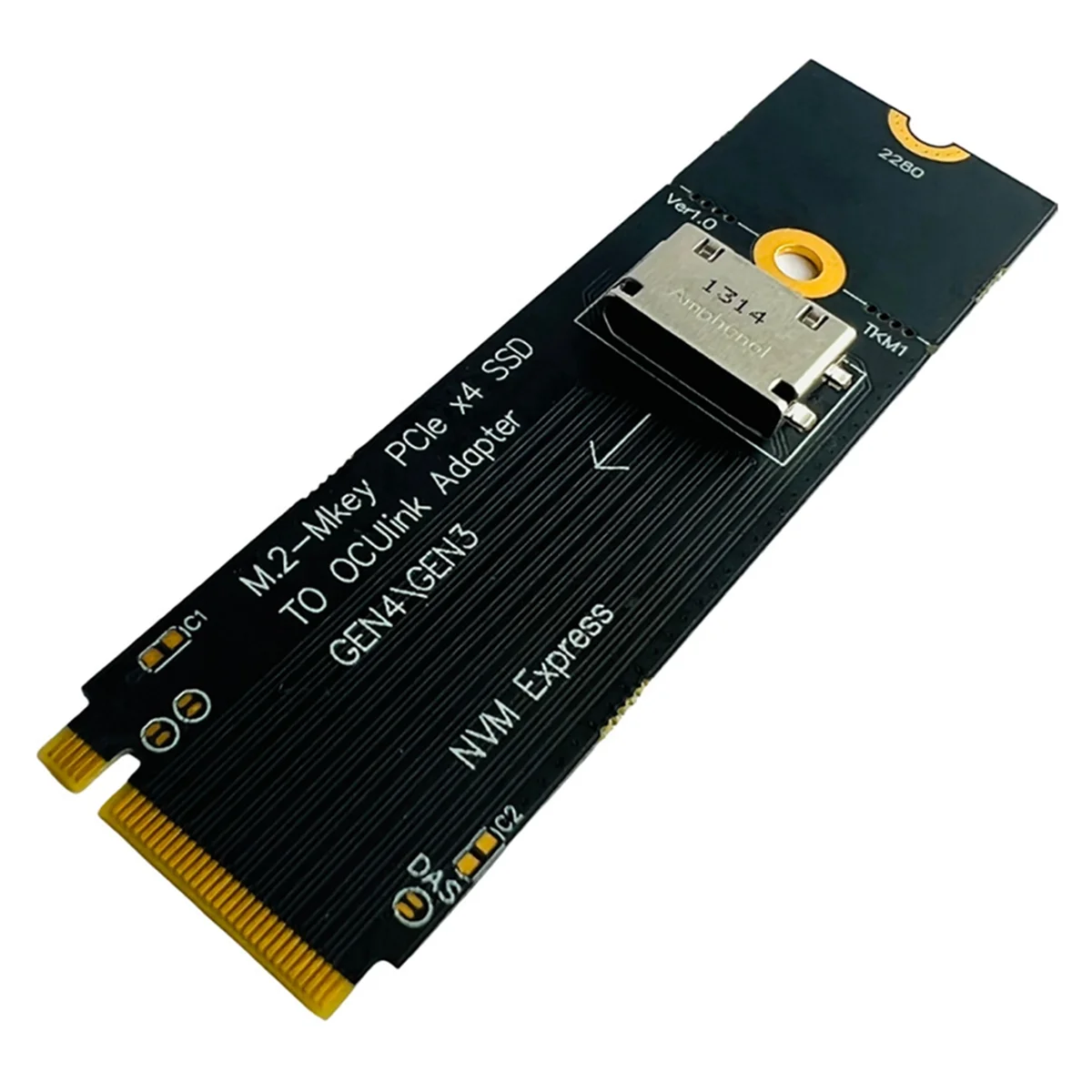 M.2 M-Key PCIe X4 SSD к U.2 OCUlink SFF-8612 адаптер Gen4/Gen3 для 2 5 дюймового NVME U.2(SFF 8639)SSD PCI-E NGFF карта