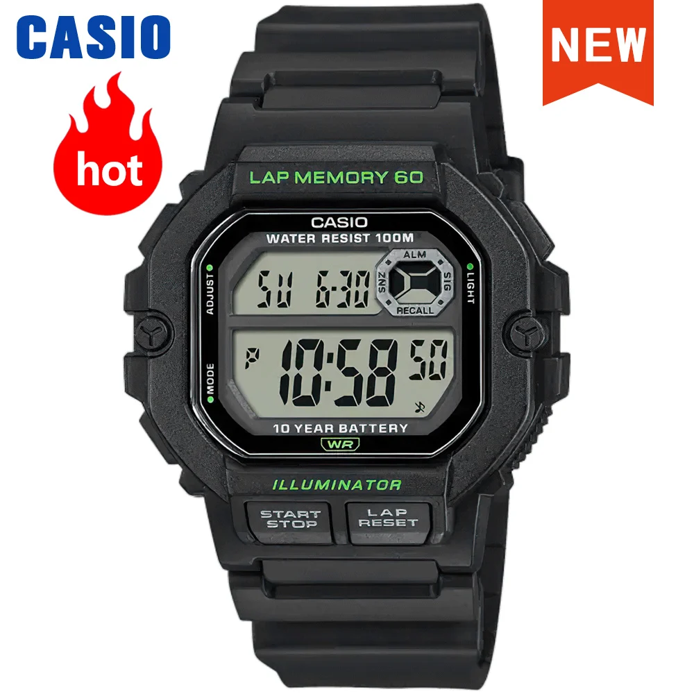 Casio watch for men Decade Power Tide Moon Phase Waterproof Student Waterproof Quartz Sport Wrist Watch relogio masculino