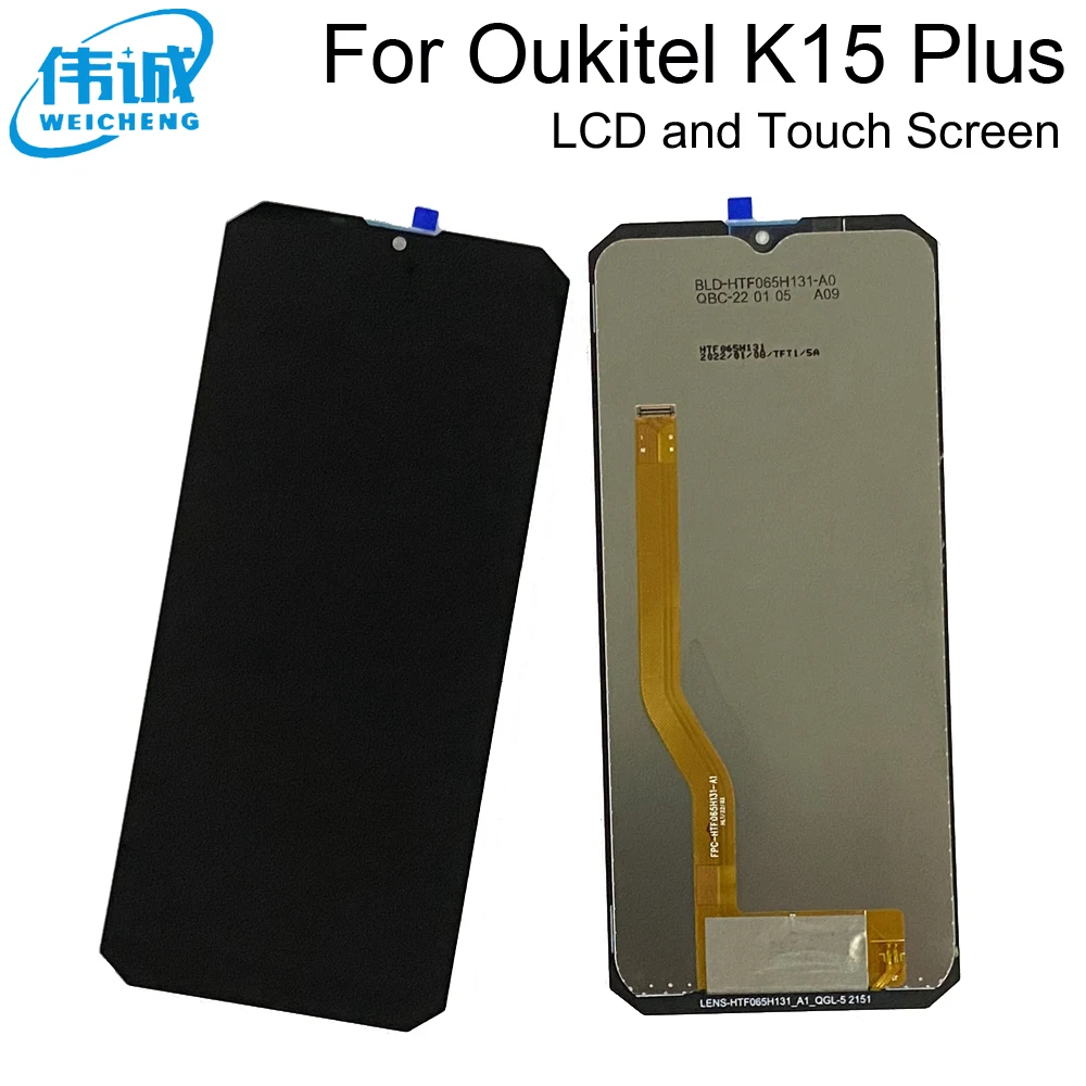 For OUKITEL K10 LCD Display+Touch Screen Original Oukitel K15 Plus Digitizer panel Display K7 lcd pro | Мобильные телефоны и